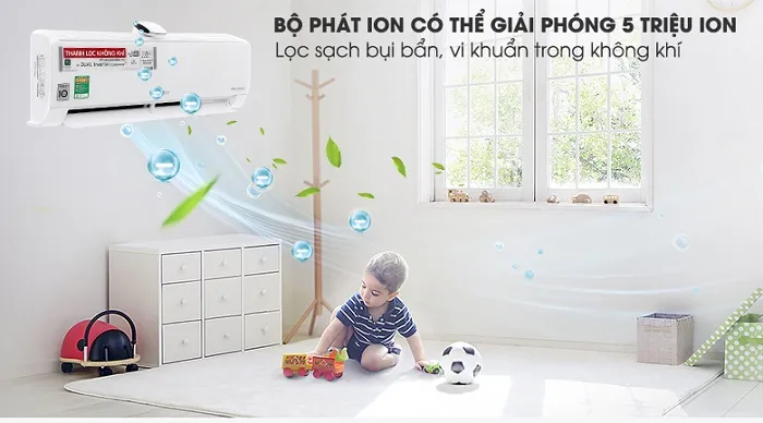 Làm sạch bụi bẩn vi khuẩn trong không khí 